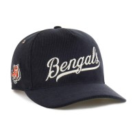 Бейсболка Cincinnati Bengals 47 Black Golden Age Corduroy Hitch