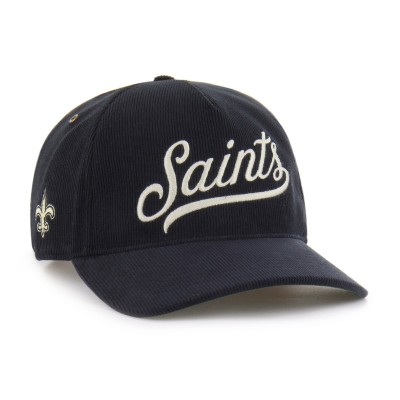 Бейсболка New Orleans Saints 47 Black Golden Age Corduroy Hitch