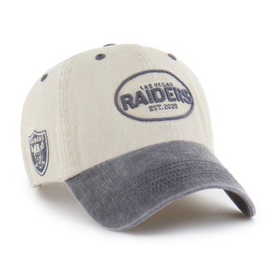 Бейсболка Las Vegas Raiders 47 Khaki Breaking Trail Clean Up