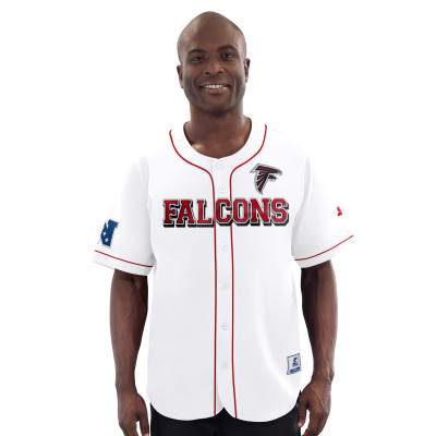 Джерси Atlanta Falcons Starter White Relay Full-Button Baseball
