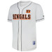 Джерси Cincinnati Bengals Starter White Relay Full-Button Baseball