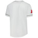 Cleveland Browns Starter White Relay Vintage Full-Button Baseball Jersey