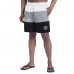 Las Vegas Raiders G-III Sports by Carl Banks Black/Silver Sunrise Volley Swim Shorts