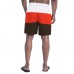 Шорты Cleveland Browns G-III Sports by Carl Banks Brown/Orange Sunrise Volley Swim