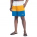 Los Angeles Chargers G-III Sports by Carl Banks Powder Blue/Gold Sunrise Volley Swim Shorts