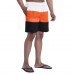 Cincinnati Bengals G-III Sports by Carl Banks Black/Orange Sunrise Volley Swim Shorts