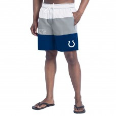 Indianapolis Colts G-III Sports by Carl Banks Royal/Gray Sunrise Volley Swim Shorts