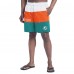 Плавки Miami Dolphins G-III Sports by Carl Banks Aqua/Orange Sunrise Volley