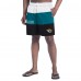Jacksonville Jaguars G-III Sports by Carl Banks Black/Teal Sunrise Volley Swim Shorts