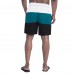 Jacksonville Jaguars G-III Sports by Carl Banks Black/Teal Sunrise Volley Swim Shorts