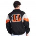 Cincinnati Bengals Starter Black Yard Line Full-Zip Jacket