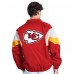 Kansas City Chiefs Starter Red Yard Line Full-Zip Jacket