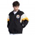 Кофта на молнии Pittsburgh Steelers Starter Yard Line - Black