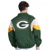 Толстовка на молнии Green Bay Packers Starter Green Yard Line