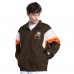 Куртка Cleveland Browns Starter Brown Yard Line Vintage Logo