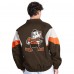 Куртка Cleveland Browns Starter Brown Yard Line Vintage Logo