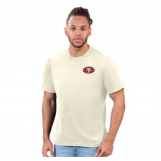San Francisco 49ers Margaritaville Cream Wastin Away T-Shirt