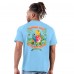 New England Patriots Margaritaville Light Blue Wastin Away T-Shirt