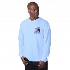 New York Giants Margaritaville Light Blue Its Five OClock Somewhere Long Sleeve T-Shirt