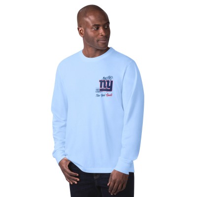 New York Giants Margaritaville Light Blue Its Five OClock Somewhere Long Sleeve T-Shirt