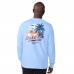 New York Giants Margaritaville Light Blue Its Five OClock Somewhere Long Sleeve T-Shirt