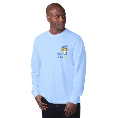 Los Angeles Rams Margaritaville Its Five OClock Somewhere Long Sleeve T-Shirt - Light Blue