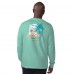 Футболка с длинным рукавом Miami Dolphins Margaritaville Mint Its Five OClock Somewhere