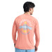 Cincinnati Bengals G-III Sports by Carl Banks Coral Margaritaville Rock Harbor Long Sleeve Rashguard Top