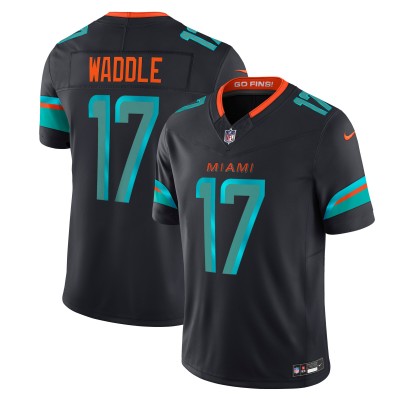 Игровая джерси Miami Dolphins Jaylen Waddle Nike Pitch Blue 2025 Rivalries Collection Limited