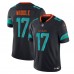 Игровая джерси Miami Dolphins Jaylen Waddle Nike Pitch Blue 2025 Rivalries Collection Limited