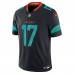 Игровая джерси Miami Dolphins Jaylen Waddle Nike Pitch Blue 2025 Rivalries Collection Limited