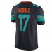 Игровая джерси Miami Dolphins Jaylen Waddle Nike Pitch Blue 2025 Rivalries Collection Limited