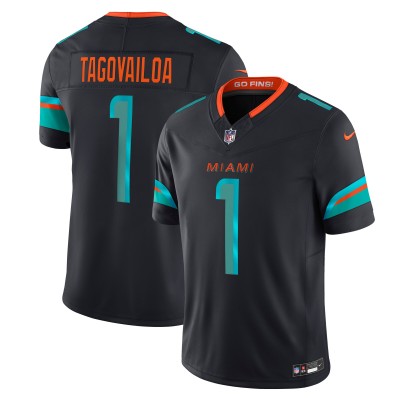 Игровая джерси Miami Dolphins Tua Tagovailoa Nike Pitch Blue 2025 Rivalries Collection Limited