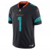 Игровая джерси Miami Dolphins Tua Tagovailoa Nike Pitch Blue 2025 Rivalries Collection Limited