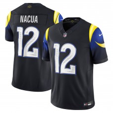 Игровая джерси Los Angeles Rams Puka Nacua Nike Midnight Blue 2025 Rivalries Collection Limited