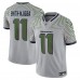Игровая джерси Seattle Seahawks Jaxon Smith-Njigba Nike Wolf Gray 2025 Rivalries Collection Limited