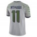 Игровая джерси Seattle Seahawks Jaxon Smith-Njigba Nike Wolf Gray 2025 Rivalries Collection Limited