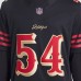 San Francisco 49ers Fred Warner Nike Black 2025 Rivalries Collection Limited Jersey