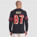 Игровая джерси San Francisco 49ers Nick Bosa Nike Black 2025 Rivalries Collection Limited