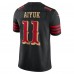 Игровая джерси San Francisco 49ers Brandon Aiyuk Nike Black 2025 Rivalries Collection Limited