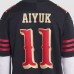 Игровая джерси San Francisco 49ers Brandon Aiyuk Nike Black 2025 Rivalries Collection Limited