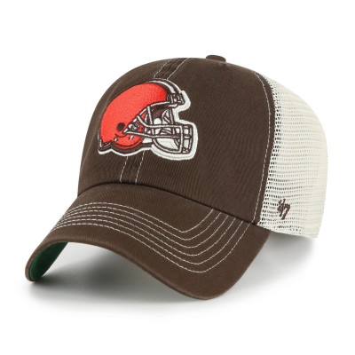 Бейсболка Cleveland Browns 47 Brown/Natural Trawler Trucker Clean Up