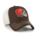 Бейсболка Cleveland Browns 47 Brown/Natural Trawler Trucker Clean Up