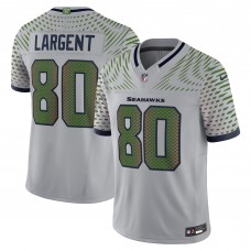 Игровая джерси Seattle Seahawks Steve Largent Nike Wolf Gray 2025 Rivalries Collection Retired Player Limited