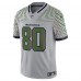 Игровая джерси Seattle Seahawks Steve Largent Nike Wolf Gray 2025 Rivalries Collection Retired Player Limited