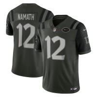 Игровая джерси New York Jets Joe Namath Nike Gotham Green 2025 Rivalries Collection Retired Player Limited
