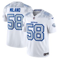 Игровая джерси Buffalo Bills Matt Milano Nike White 2025 Rivalries Collection Limited