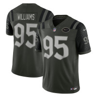 New York Jets Quinnen Williams Nike Gotham Green 2025 Rivalries Collection Limited Jersey