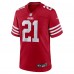 Джерси San Francisco 49ers Deion Sanders Nike Scarlet Team Retired Player Game