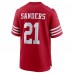 Джерси San Francisco 49ers Deion Sanders Nike Scarlet Team Retired Player Game